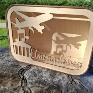 Élmény jegy gyűjtő doboz plexivel -jegy