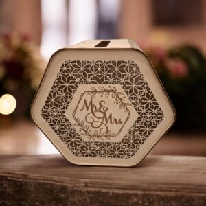 Esküvői Borítékgyűjtő doboz – Pénzgyűjtő