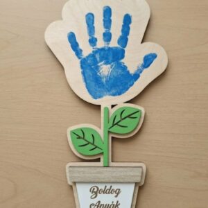 Anyák napi kéznyomat cserepes